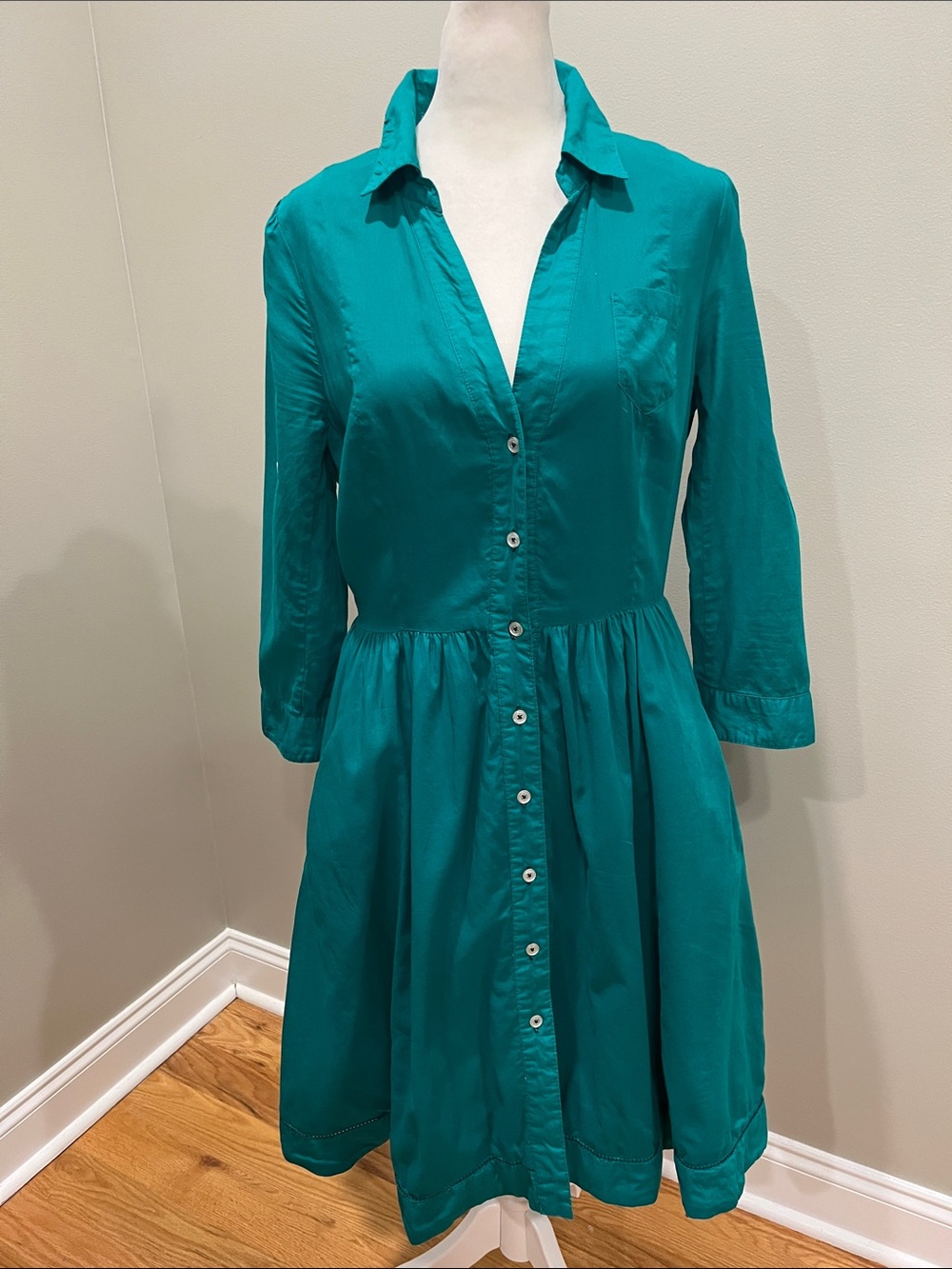 Moulinette Soeurs Green Shirt Dress